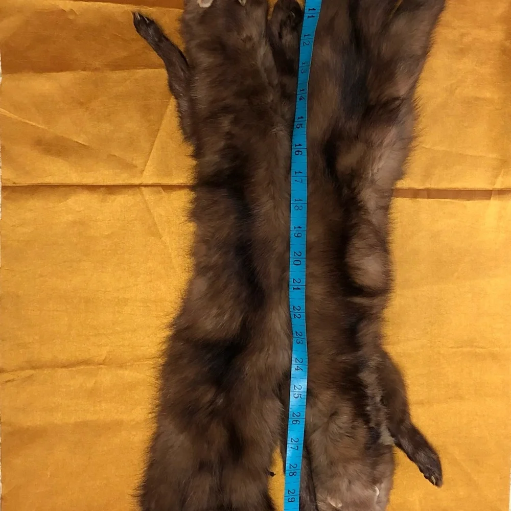 Elegant Brown Fur/Mink Collar - Picture 12 of 12